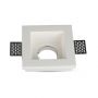 VT-763 GU10 GYPSUM FITTING-WHITE