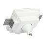 VT-763 GU10 GYPSUM FITTING-WHITE