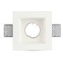 VT-763 GU10 GYPSUM FITTING-WHITE