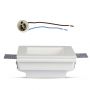 VT-763 GU10 GYPSUM FITTING-WHITE