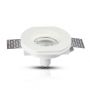 VT-764 GU10 GYPSUM FITTING ROUND-WHITE