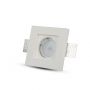 VT-765 GU10 GYPSUM FITTING SQUARE-WHITE