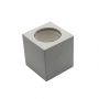 VT-727 GU10 FITTING SQUARE - WHITE