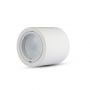 VT-716 GU10 FITTING WITH ALUMINUM RING ROUND - WHITE