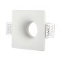 VT-714 GU10 GYPSUM FITTING SQUARE-WHITE