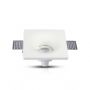 VT-714 GU10 GYPSUM FITTING SQUARE-WHITE