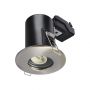 VT-702 GU10 FIRE RATED DOWNLIGHT FITTING IP65-SATIN NICKEL