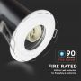 VT-702 GU10 FIRE RATED DOWNLIGHT FITTING IP65-WHITE