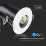 VT-702 GU10 FIRE RATED DOWNLIGHT FITTING IP65-WHITE