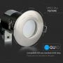 VT-702 GU10 FIRE RATED DOWNLIGHT FITTING IP65-CHROME