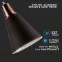 VT-7520 PENDANT LAMP-RED COPPER+SAND BLACK-E27