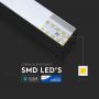 VT-7-40 40W Lampa Liniowa LED / Chip SAMSUNG / Barwa:6400K / Obudowa: Czarna