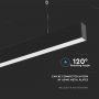 VT-7-40 40W Lampa Liniowa LED / Chip SAMSUNG / Barwa:6400K / Obudowa: Czarna
