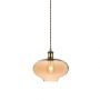 VT-7290 E27 GLASS PENDANT LIGHT-AMBER