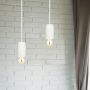 VT-7668 E27 CONCRETE PENDANT LIGHT-WHITE