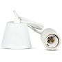 VT-7668 E27 CONCRETE PENDANT LIGHT-WHITE