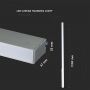 VT-7-40 40W Lampa Liniowa LED / Chip SAMSUNG / Barwa:6400K / Obudowa: Srebrna