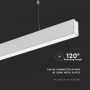 VT-7-40 40W Lampa Liniowa LED / Chip SAMSUNG / Barwa:6400K / Obudowa: Srebrna