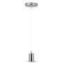 VT-7338 E27 CHROME METAL CUP PENDANT LIGHT-WHITE