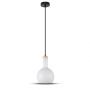 VT-7205 E27 GLASS PENDANT LIGHT-WHITE