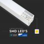 VT-7-40 40W Lampa Liniowa LED / Chip SAMSUNG / Barwa:6400K / Obudowa: Biala