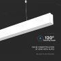 VT-7-40 40W Lampa Liniowa LED / Chip SAMSUNG / Barwa:6400K / Obudowa: Biala