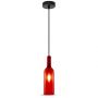 VT-7558 BOTTLE PENDANT LIGHT-E14 HOLDER-RED