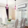 VT-7558 BOTTLE PENDANT LIGHT-E14 HOLDER-ROSE