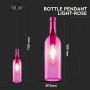 VT-7558 BOTTLE PENDANT LIGHT-E14 HOLDER-ROSE