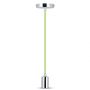 VT-7338 E27 CHROME METAL CUP PENDANT LIGHT-GREEN