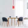 VT-7998 HIGH FREQUENCY PORCELAIN LAMP E27 HOLDER-RED