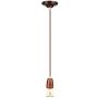 VT-7998 HIGH FREQUENCY PORCELAIN LAMP E27 HOLDER-BROWN