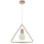 VT-7321 CHAMPAGNE GOLD PENDANT LIGHT WITH GOLD CANOPY-E27