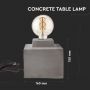 VT-7160 CONCRETE TABLE LAMP D:160