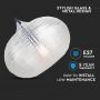 VT-7350 DIAMOND CUT GLASS-TRASPARENT PENDANT LIGHT D:330-E27