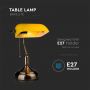 VT-7151 BANKER BAKELITE TABLE LAMP WITH E27 HOLDER-YELLOW