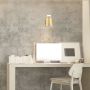 VT-7333 7W LED PENDANT LIGHT(ACRYLIC)-GOLD LAMPSHADE 3000K