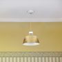 VT-7444 7W LED PENDANT LIGHT(ACRYLIC)-GOLD LAMPSHADE 3000K