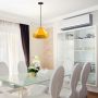 VT-7310 PASTEL PRISM YELLOW PENDANT LIGHT(E27) D:310*180MM