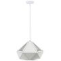 VT-7310 PASTEL PRISM WHITE PENDANT LIGHT(E27) D:310*180MM