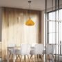 VT-7323 PASTEL WOODEN PRISM YELLOW PENDANT LIGHT(E27) D:320*270MM