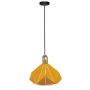 VT-7323 PASTEL WOODEN PRISM YELLOW PENDANT LIGHT(E27) D:320*270MM