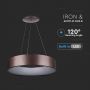 VT-32-1D 30W LED SURFACE SMOOTH PENDANT LIGHT 3000K-COFFEE COLOR,DIMMABLE