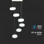 VT-7390 72W LED DESIGNER HANGING PENDANT LIGHT(TRIAC DIMMABLE) 3000k -WHITE