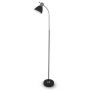 VT-7702 DESIGNER FLOOR LAMP - BLACK METAL BASE+SWITCH-E27 HOLDER-BLACK+CHROME