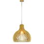 VT-3450 WOODEN PENDANT LIGHT WITH CHROME DECORATIVE CAP-E27