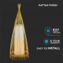 VT-4150 WOODEN FLOOR LAMP WITH RATTAN LAMPSHADE E27 HOLDER D:400*1500MM