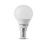 VT-2266 5.5W P45 LED PLASTIC BULB 6400K E14 6PCS/PACK