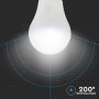 VT-2011 9W A60  Zarowka LED / Barwa:2700K / sciemnialna - 3 stopnie / Blister 2 szt. / Trzonek:E27