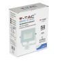 VT-20-S 20W Naswietlacz LED SMD z czujnikiem ruchu / Chip SAMSUNG / Barwa:6400K / Obudowa: Biala